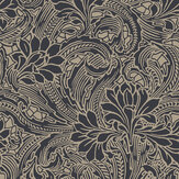 Eden Wallpaper - Midnight - by 1838 Wallcoverings. Click for more details and a description.
