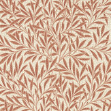 Emerys Willow Wallpaper - Chrysanthemum Pink - by Morris. Click for more details and a description.