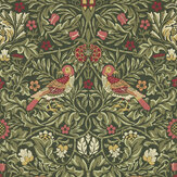 Bird Wallpaper - Wooded Dell - by Morris. Click for more details and a description.