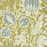 Elmcote Wallpaper - Sunflower - by Morris. Click for more details and a description.