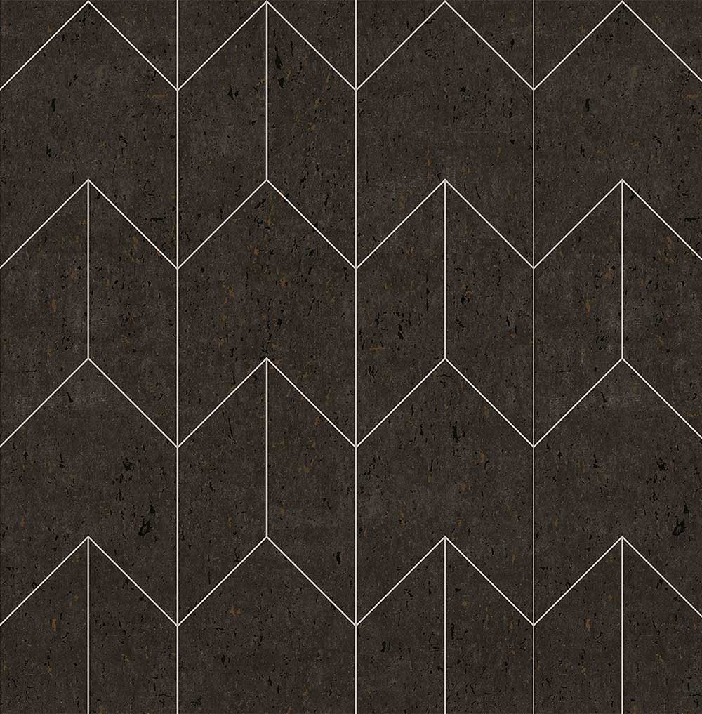 Arrow Cork - sold by the metre. Wallpaper - Cocoa - by Coordonne