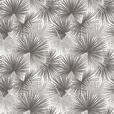 Fan Palm Mural - Grey - by Metropolitan Stories. Click for more details and a description.