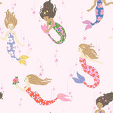 Papier peint Mermaids - Rose - Cath Kidston . Cliquez pour en savoir plus et lire la description.