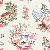 Painted Kingdom Wallpaper - Cream - by Cath Kidston . Click for more details and a description.