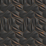 3D Effect Geo Mural - Charcoal - by Metropolitan Stories. Click for more details and a description.