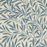 Emerys Willow Fabric - Woad Blue - by Morris. Click for more details and a description.