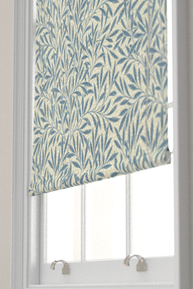 Emerys Willow Blind - Woad Blue - by Morris. Click for more details and a description.