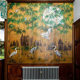 The Bamboo Follies Mural - Multi coloured - by The Chateau by Angel Strawbridge. Click for more details and a description.