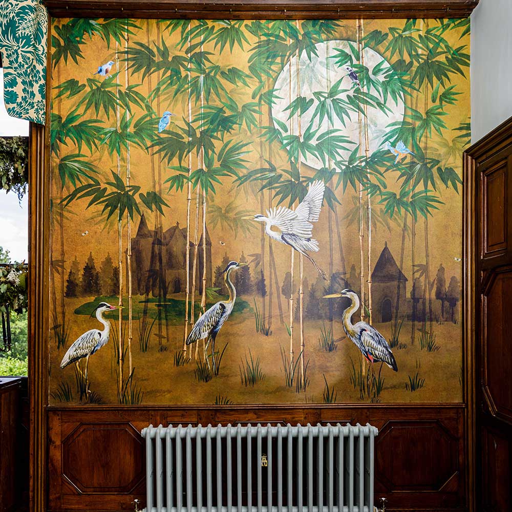 The Bamboo Follies Mural - Multi coloured - by The Chateau by Angel Strawbridge