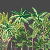 Tropical Palm Trees Medium Mural - Black - by Origin Murals. Click for more details and a description.