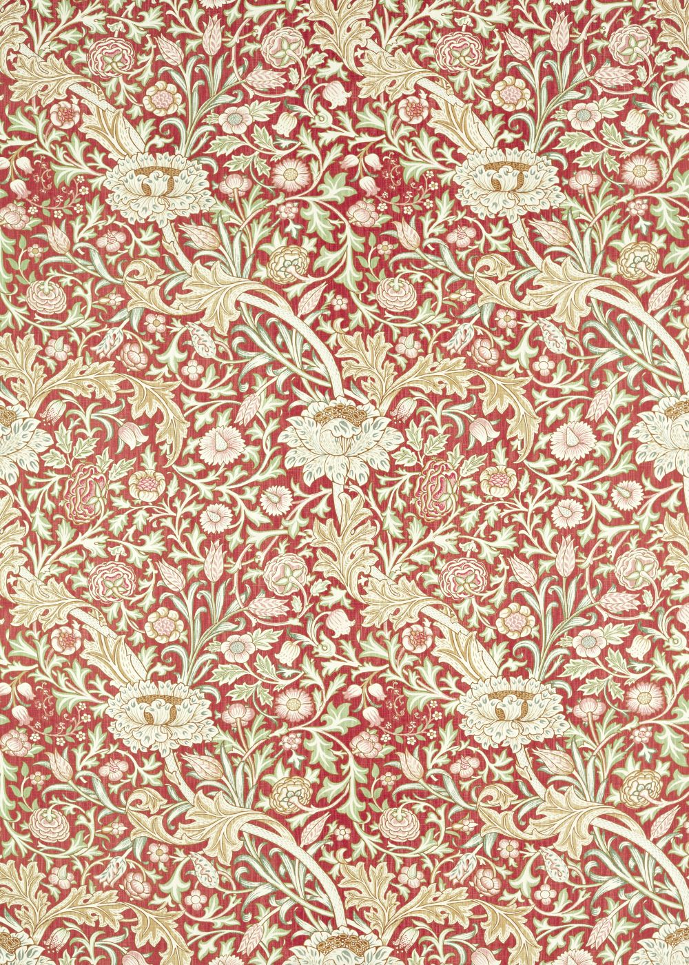 Trent Fabric - Red House - by Morris