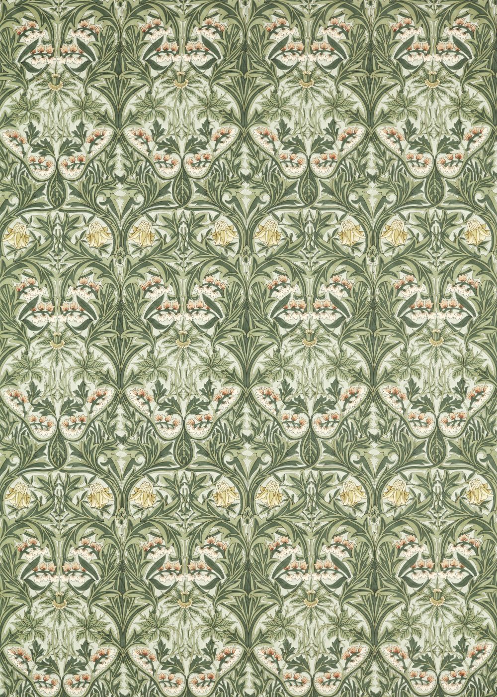 Bluebell Fabric - Leafy Arbour - by Morris