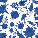 Hermosa Wallpaper - Pearl / Lapis - by Wear The Walls. Click for more details and a description.