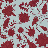 Hermosa Wallpaper - Sky / Garnet - by Wear The Walls. Click for more details and a description.