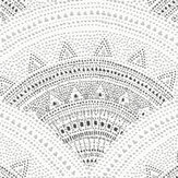 Callaia Wallpaper - Silver - by Masureel. Click for more details and a description.