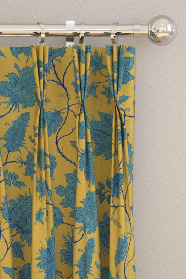 Hermosa Velvet Curtains - Citrine / Zircon - by Wear The Walls. Click for more details and a description.