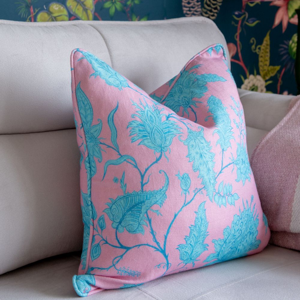 Hermosa Fabric - Pink / Turquoise - by Wear The Walls