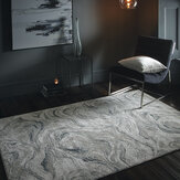 Lavico Rug - Nero - by Clarke & Clarke. Click for more details and a description.