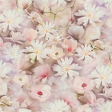 Romantic Daisy Motif Wallpaper - Pink - by Galerie. Click for more details and a description.