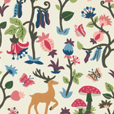 Forest of Dean Wallpaper - Mulberry / Multi - by Sanderson. Click for more details and a description.