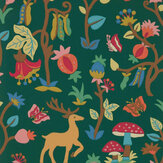 Forest of Dean Wallpaper - Midnight / Multi - by Sanderson. Click for more details and a description.