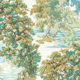 Ancient Canopy Wallpaper - Moss - by Sanderson. Click for more details and a description.