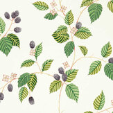 Rubus Wallpaper - Blackberry - by Sanderson. Click for more details and a description.