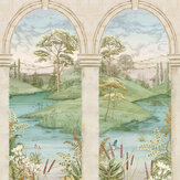 Panoramique Colonnato - Plâtre - Osborne & Little. Cliquez pour en savoir plus et lire la description.