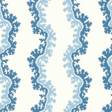 Oxbow Wallpaper - Indigo - by Sanderson. Click for more details and a description.