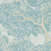 Papier peint Eternal Oak - Bleu ciel - Harlequin. Cliquez pour en savoir plus et lire la description.
