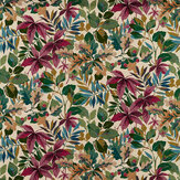 Robins Wood Fabric - Mulberry - by Sanderson. Click for more details and a description.