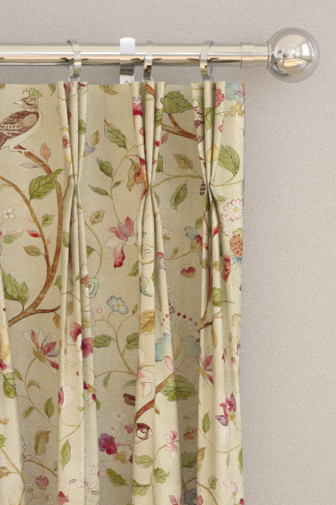 Arils Garden Curtains - Olive / Mulberry - by Sanderson. Click for more details and a description.