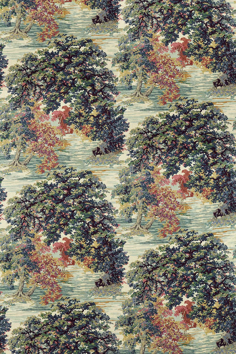 Ancient Canopy Fabric - Forest Green - by Sanderson
