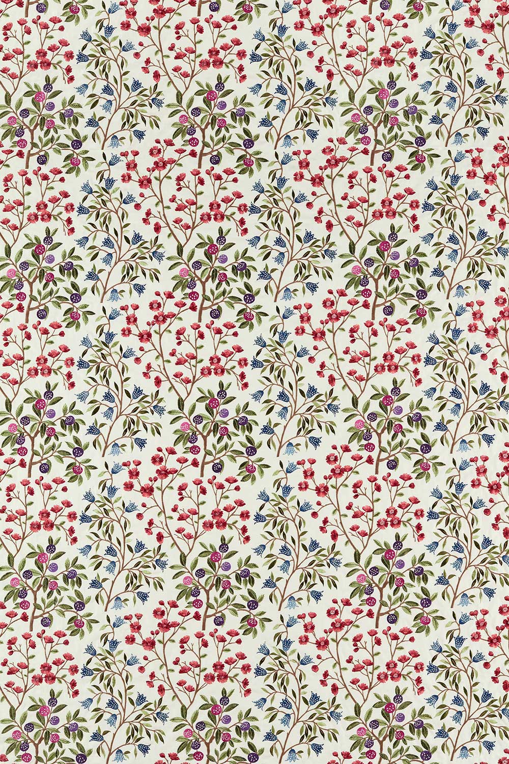 Foraging Fabric - Meadow / Violet - by Sanderson
