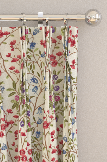 Foraging Curtains - Meadow / Violet - by Sanderson. Click for more details and a description.