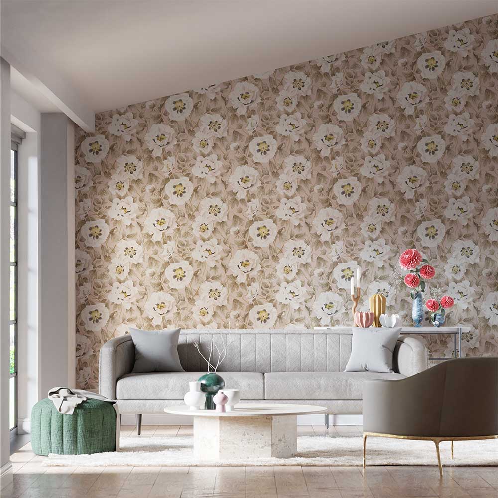 Florent  Wallpaper - Maple - by Harlequin