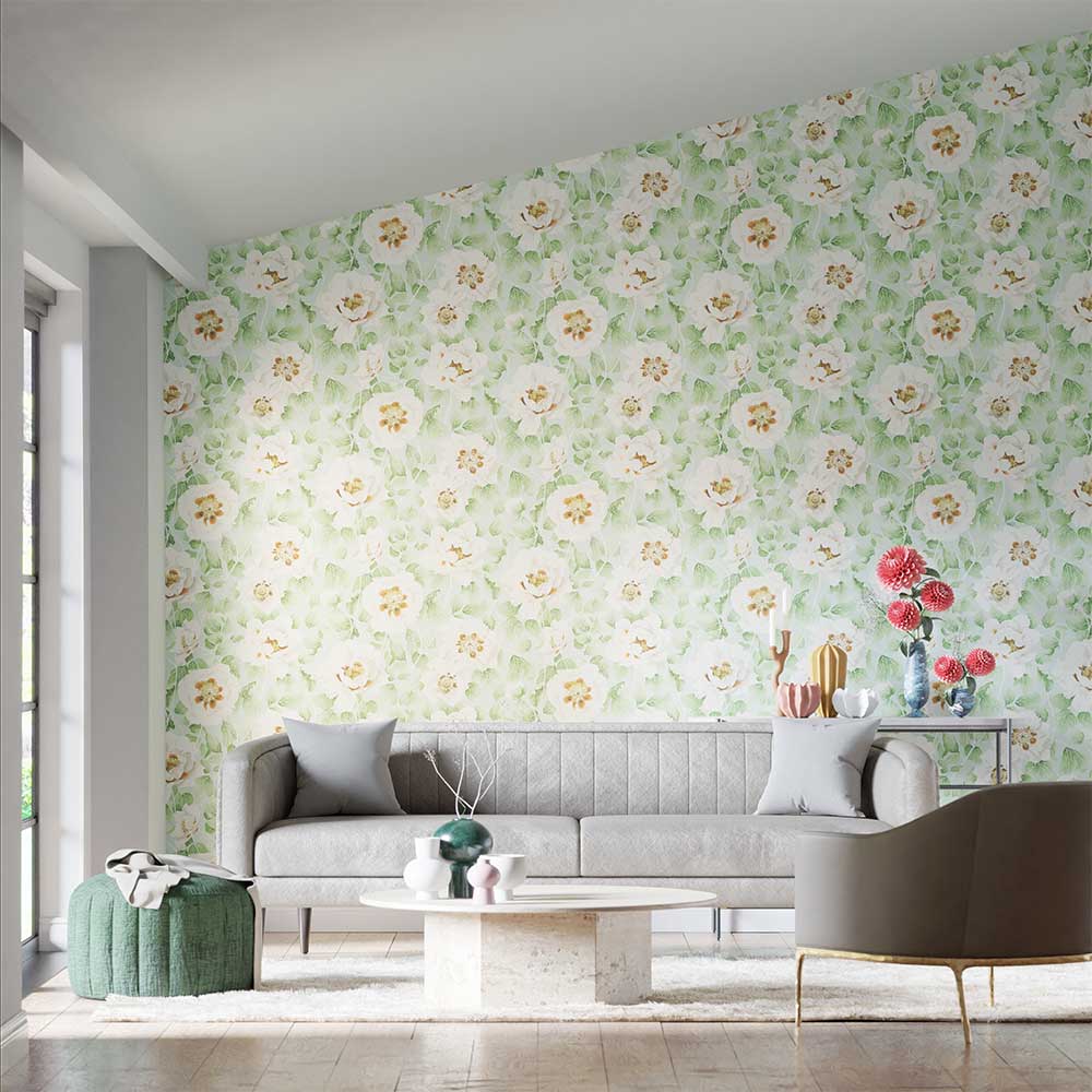 Florent Wallpaper - Clover - by Harlequin