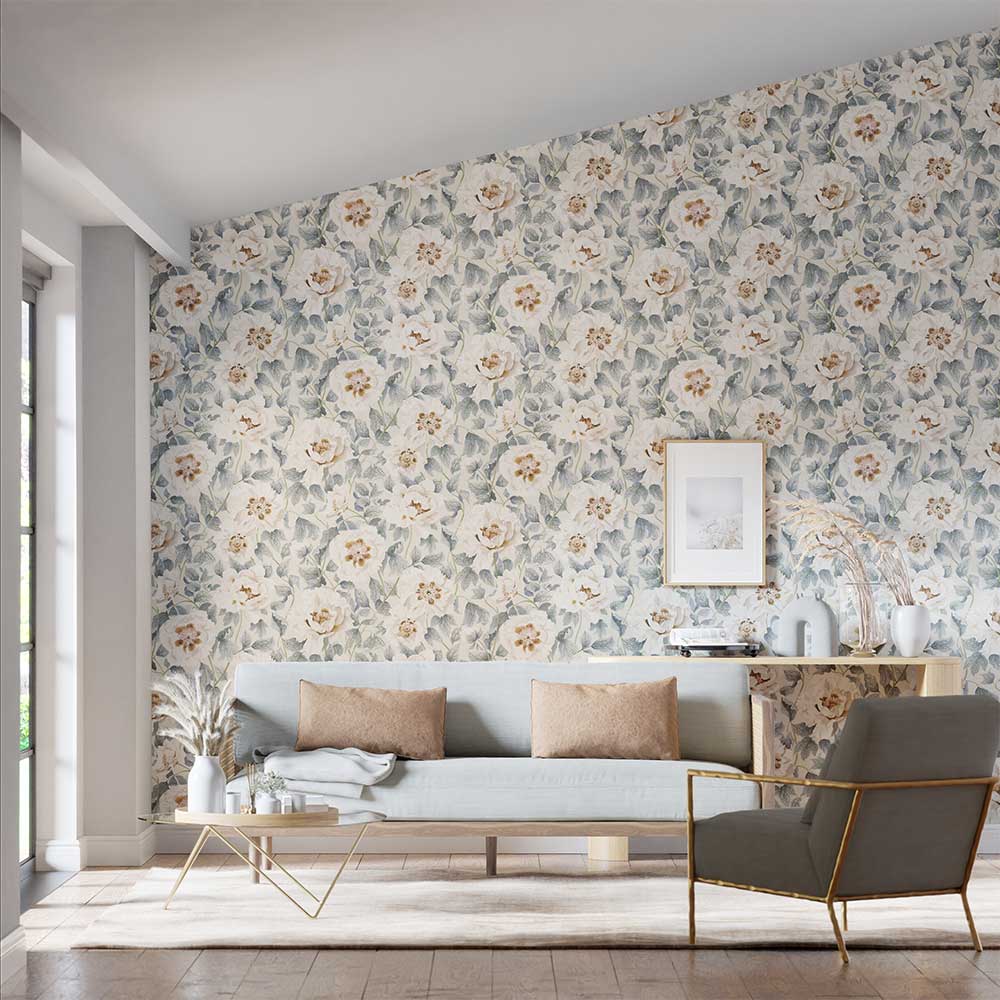 Florent Wallpaper - Celestial - by Harlequin