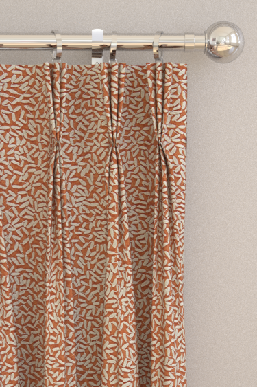 Sow Curtains - Baked Terracotta - by Harlequin. Click for more details and a description.