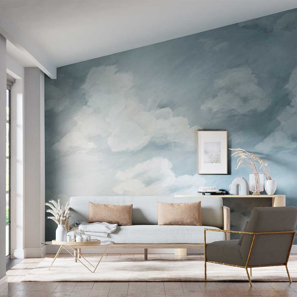 Air Mural - Sky Blue - by Harlequin