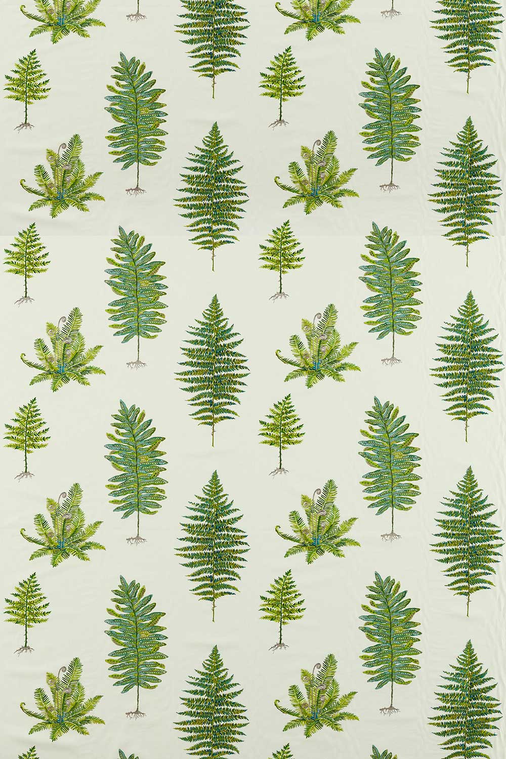 Fernery Fabric - Botanical Green - by Sanderson