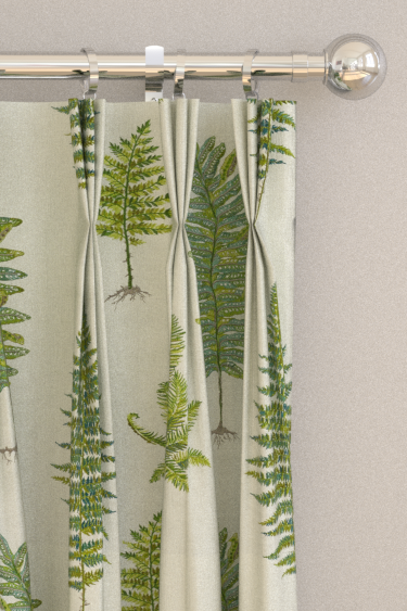 Fernery Curtains - Botanical Green - by Sanderson. Click for more details and a description.