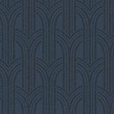 Deco Arches Wallpaper - Navy Blue - by Etten. Click for more details and a description.