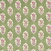 Sessile Leaf Fabric - Forest Green - by Sanderson. Click for more details and a description.
