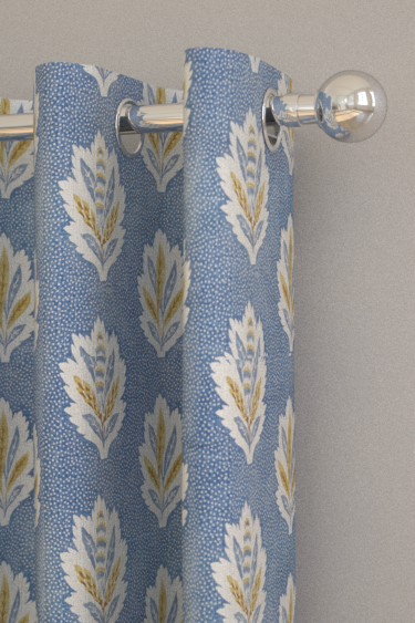 Sessile Leaf curtains by Sanderson - Cornflower - Fabric