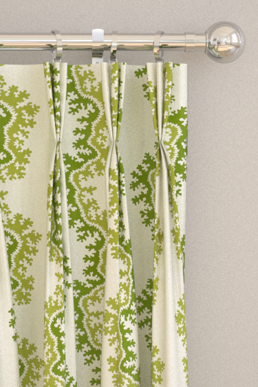 Oxbow Curtains - Sap Green - by Sanderson. Click for more details and a description.