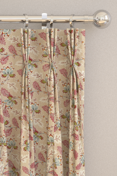 Dallimore Curtains - Mulberry / Multi - by Sanderson. Click for more details and a description.