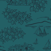Limoneto Wallpaper - Lido - by Mini Moderns. Click for more details and a description.
