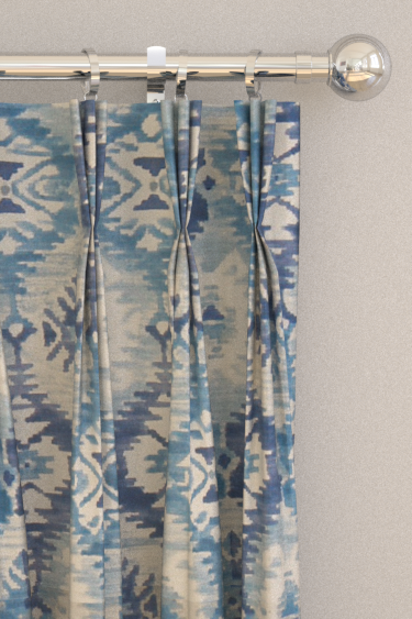 Mykonos Curtains - Cobalt - by Prestigious. Click for more details and a description.