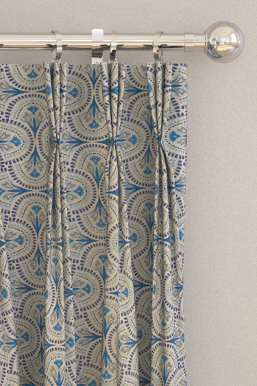 Skiathos Curtains - Cobalt - by Prestigious. Click for more details and a description.